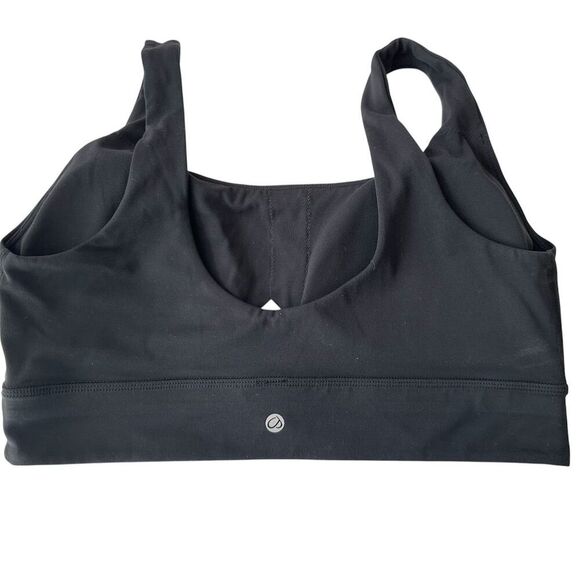 CRZ Yoga Women's Black Sports Bra Size L Medium Support Activewear - Picture 2 of 3